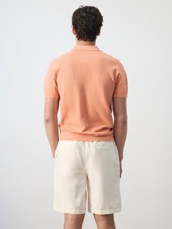 Mango Cotton Blend Polo Shirt, Paprika - view 2, Paprika