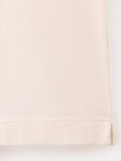 Mango Polo Short Sleeve Cotton T-Shirt, Raw - view 2, Raw