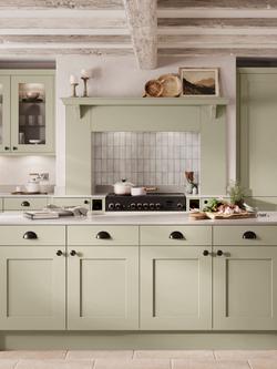 John Lewis Elements Bronte Fitted Kitchen - view 2, Sage