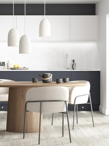 John Lewis Elements Eliot Fitted Kitchen - view 2, Indigo