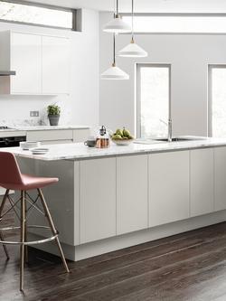 John Lewis Elements Conrad Fitted Kitchen - view 2, Pearl Grey