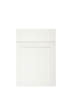 John Lewis Elements Milne Fitted Kitchen, Painted Chalk White