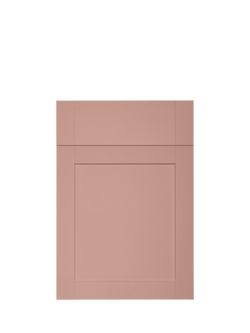 John Lewis Elements Milne Fitted Kitchen, Painted Dusky Pink