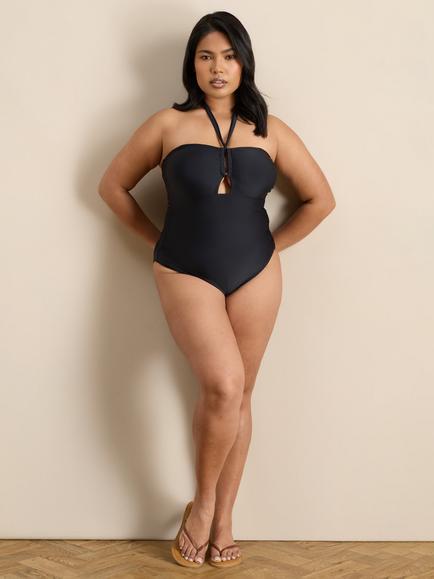 Live Unlimited Curve Shaping Multiway Tummy Control Swimsuit, Black, Black
