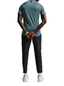 Nike Men's Pro Training Dri Fit Top, Slate/Green Strike - view 2, Slate/Green Strike