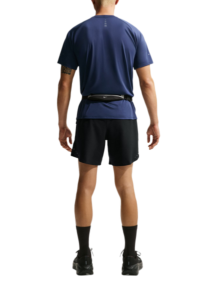 Nike Stride Dri-FIT 7" Brief Lined Running Shorts, Black/Silver - view 2, Black/Silver