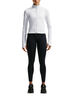 Nike Swift High Waist 7/8 Running Leggings with Pockets, Black/Silver, Black/Silver