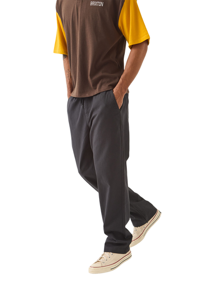 Brixton Everyday E-Waist Trousers, Black - view 2, Black