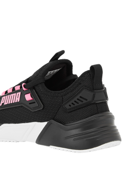 PUMA Kids' Mesh Running Shoes - view 2, Black-strawberry