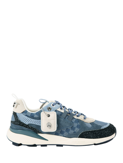 Kurt Geiger London Kurt Runner Lace Up Trainers, Blue, Blue