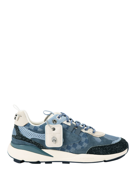 Kurt Geiger London Kurt Runner Lace Up Trainers, Blue, Blue
