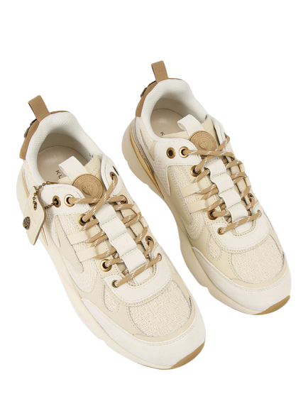 Kurt Geiger London Kurt Runner Trainers - view 2, Cream