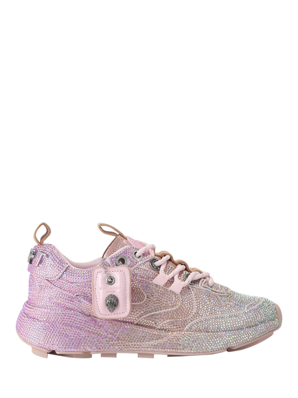 Kurt Geiger London Kurt Crystal Runner Trainers, Pink/Multi, Pink/Multi