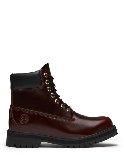 Timberland 6-Inch Waterproof Stacked Leather Boots, Brgdy F Grain, Brgdy F Grain
