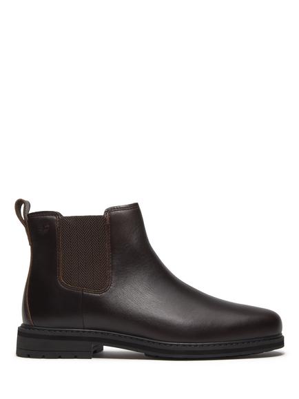 Timberland Weatherbucks Leather Chelsea Boot, Dark Brown, Drk Brn F Grn