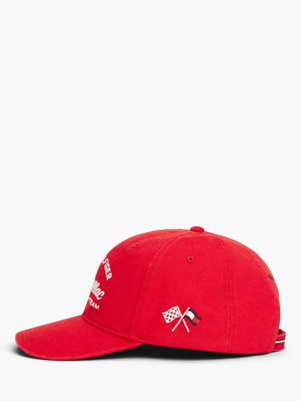 Tommy Hilfiger x Cadillac Formula 1 Team Cotton Baseball Cap, Red - view 2, Red