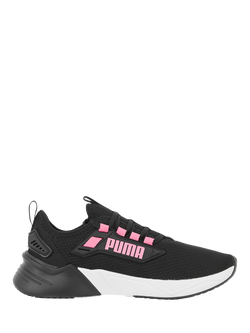 PUMA Youth Retaliate 3 Mesh Running Shoes, Black-strawberry