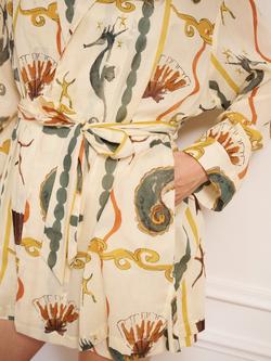 Their Nibs Mini Cotton Voile Robe, Natural - view 2, Natural