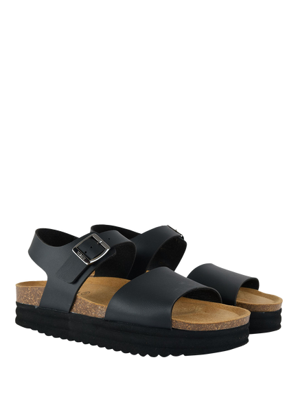 V.GAN Vegan Clove Comfort Footbed Sandals - view 2, Black