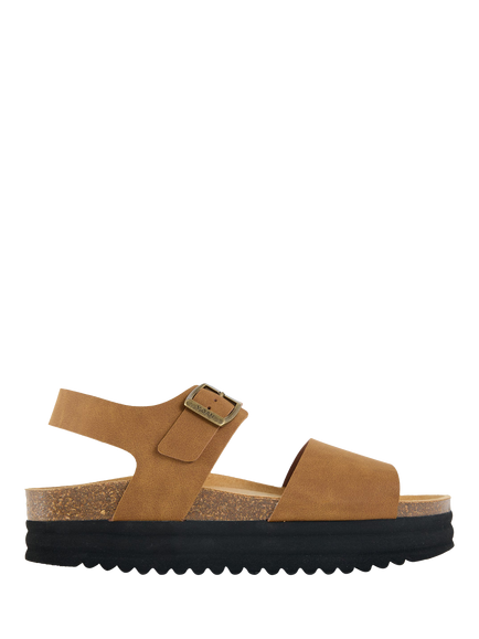 V.GAN Vegan Clove Comfort Footbed Sandals, Tan