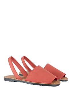 V.GAN Vegan Rambu Menorcan Sandals - view 2, Red