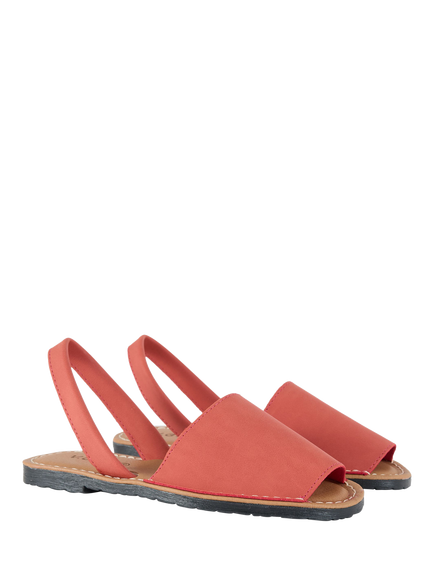 V.GAN Vegan Rambu Menorcan Sandals - view 2, Red