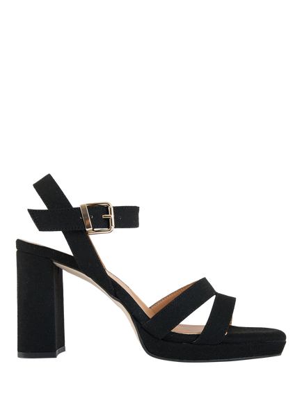 V.GAN Vegan Tulsi Platform Heel Sandals, Black