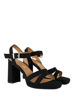 V.GAN Vegan Tulsi Platform Heel Sandals - view 2, Black