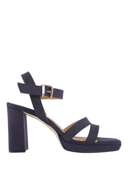 V.GAN Vegan Tulsi Platform Heel Sandals, Navy