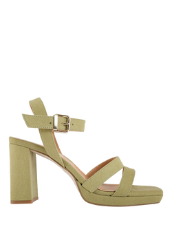 V.GAN Vegan Tulsi Platform Heel Sandals, Green
