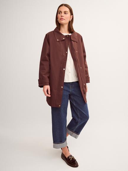 Monsoon Simone Raincoat, Chocolate, Chocolate