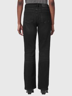 AllSaints Haldan Slim Fit Bootcut Jeans, Washed Black - view 2, Washed Black