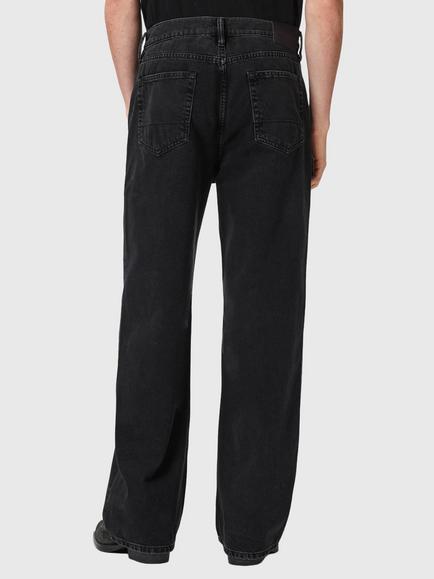 AllSaints Lenny Wide Leg Jeans, Washed Black - view 2, Washed Black