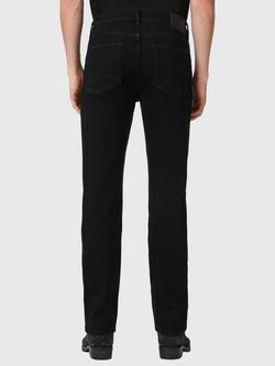 AllSaints Sid Comfort Slim Fit Mid Rise Jeans, Jet Black - view 2, Jet Black