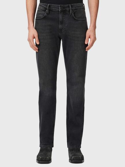 AllSaints Sid Comfort Slim Fit Mid Rise Jeans, Washed Black, Washed Black