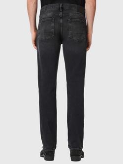 AllSaints Sid Comfort Slim Fit Mid Rise Jeans, Washed Black - view 2, Washed Black