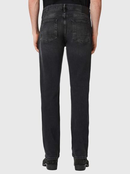 AllSaints Sid Comfort Slim Fit Mid Rise Jeans, Washed Black - view 2, Washed Black