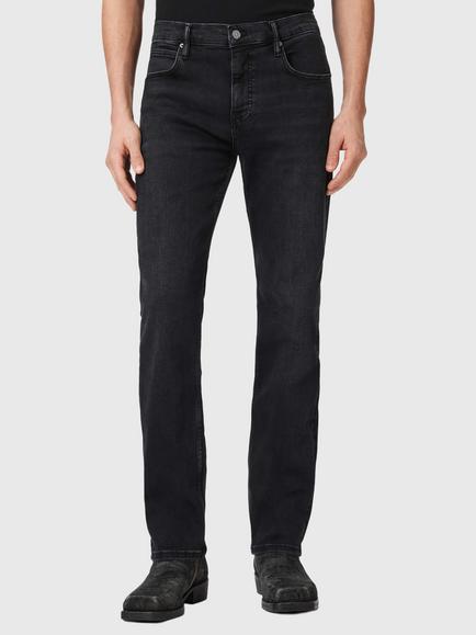 AllSaints Sid Ultra Slim Fit Mid Rise Jeans, Washed Black, Washed Black