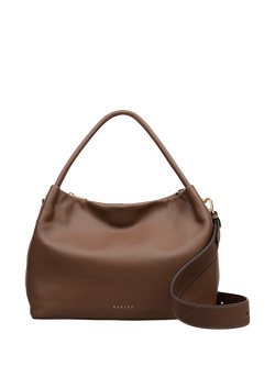 Radley Ivydale Road Leather Grab Bag, Saddle, Saddle