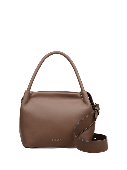 Radley Ivydale Road Leather Grab Bag, Saddle, Saddle