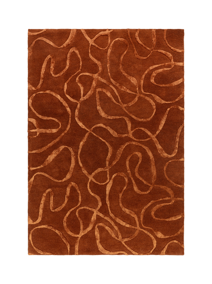 MADE Varri Rug, Rust, Rust