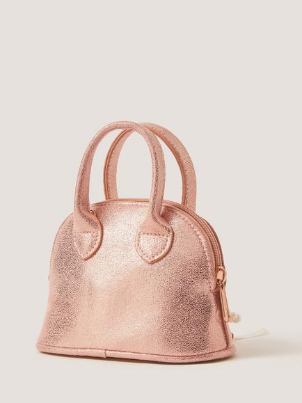Monsoon Kids' Amelia Pearl Charm Bag, Rose Gold - view 2, Rose Gold
