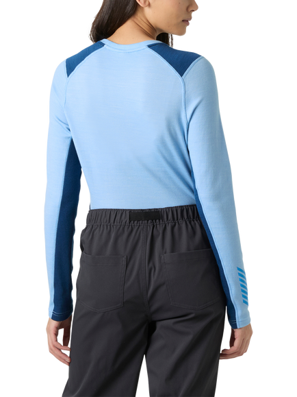 Helly Hansen Lifa Merino Wool Base Layer, Bright Blue - view 2, 628 Bright Blue
