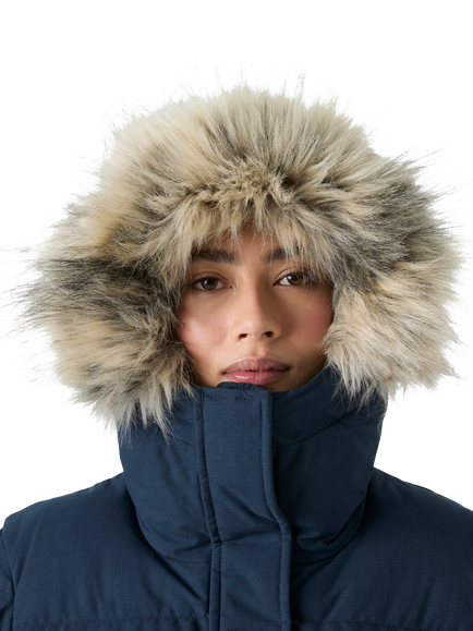 Helly Hansen Blossom Fluffy Puffer Jacket, Navy - view 2, 598 Navy