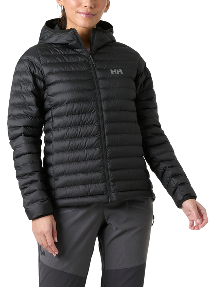 Helly Hansen Sirdal Hooded Insulated Jacket, Black, 990 Black