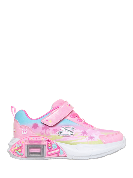 Skechers Kids' Garage Trainers, Pink, Pkmt