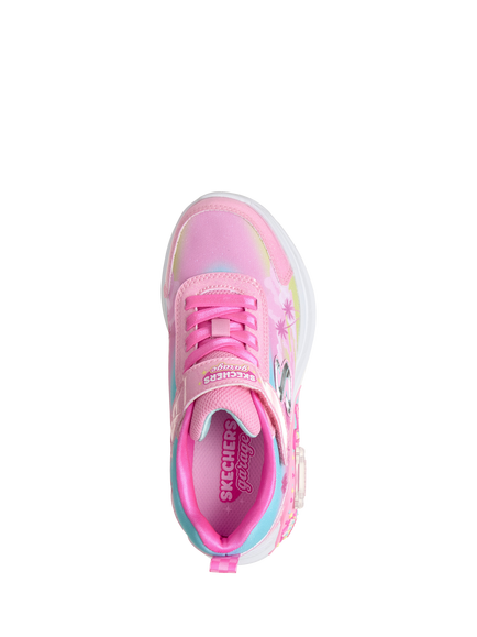 Skechers Kids' Garage Trainers, Pink - view 2, Pkmt