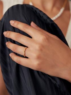 Ottoman Hands Jolene Stacking Ring, Gold - view 2, Gold
