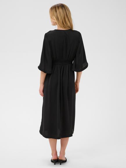 Saint Tropez Phernandasz V-Neck Midi Dress - view 2, Black
