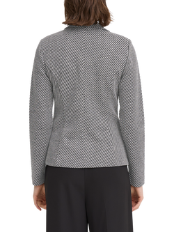 ICHI Ihkate Twillish Tailored Blazer, BlackWhite - view 2, Black/White